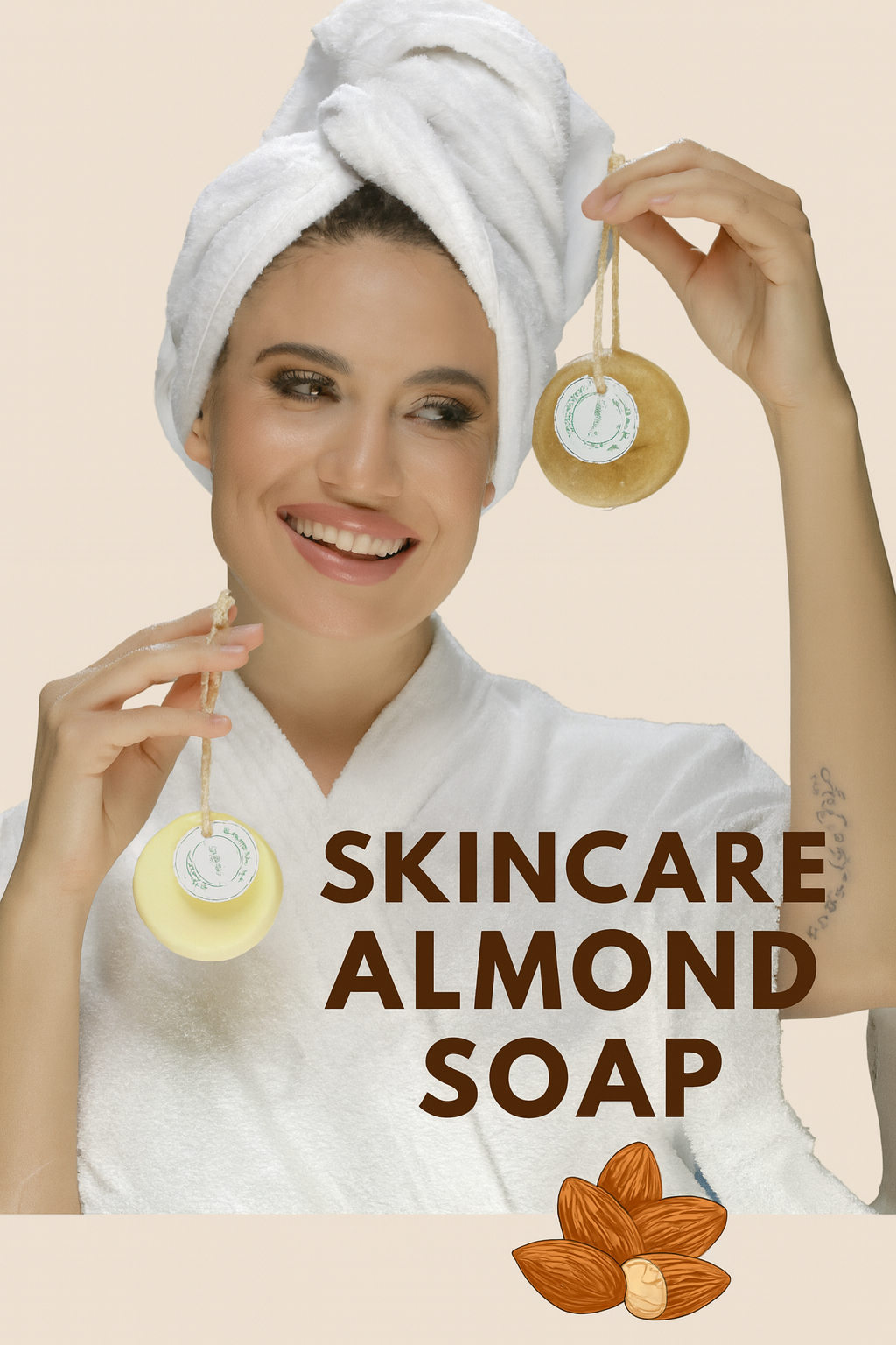 Reassuring Soap Bar. Wheat, Olive, and Almond Oil.